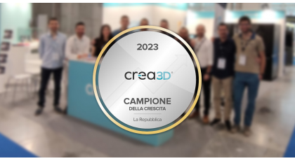 Crea3D è Campione della Crescita 2023!