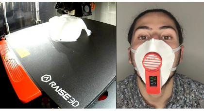 The smart mask (ME)² by A3K for disease prevention