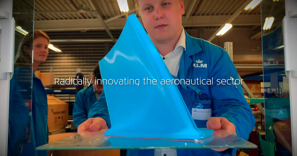 KLM, stampa 3D e rispetto per l'ambiente